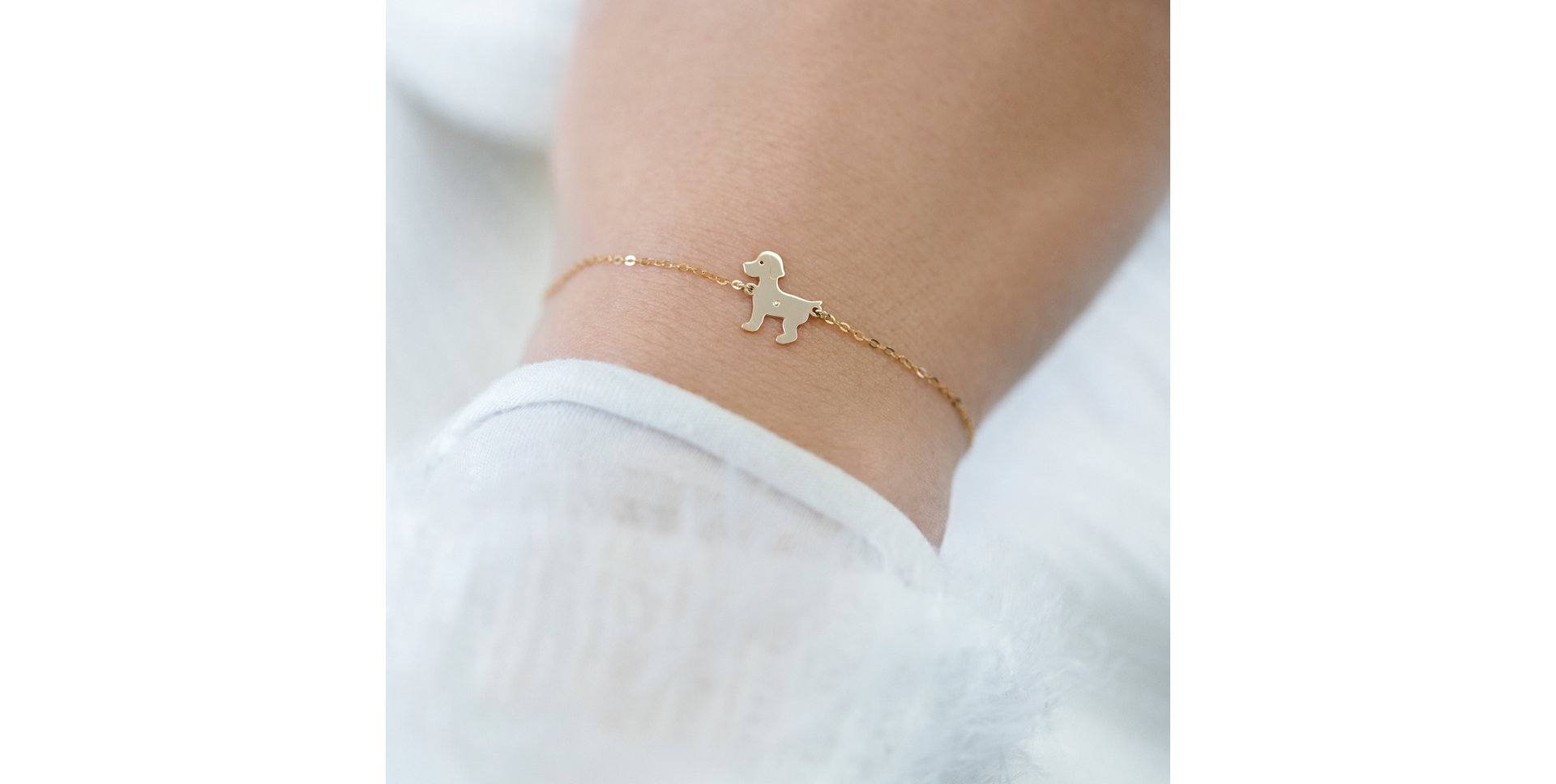 Diamond bracelet Puppy