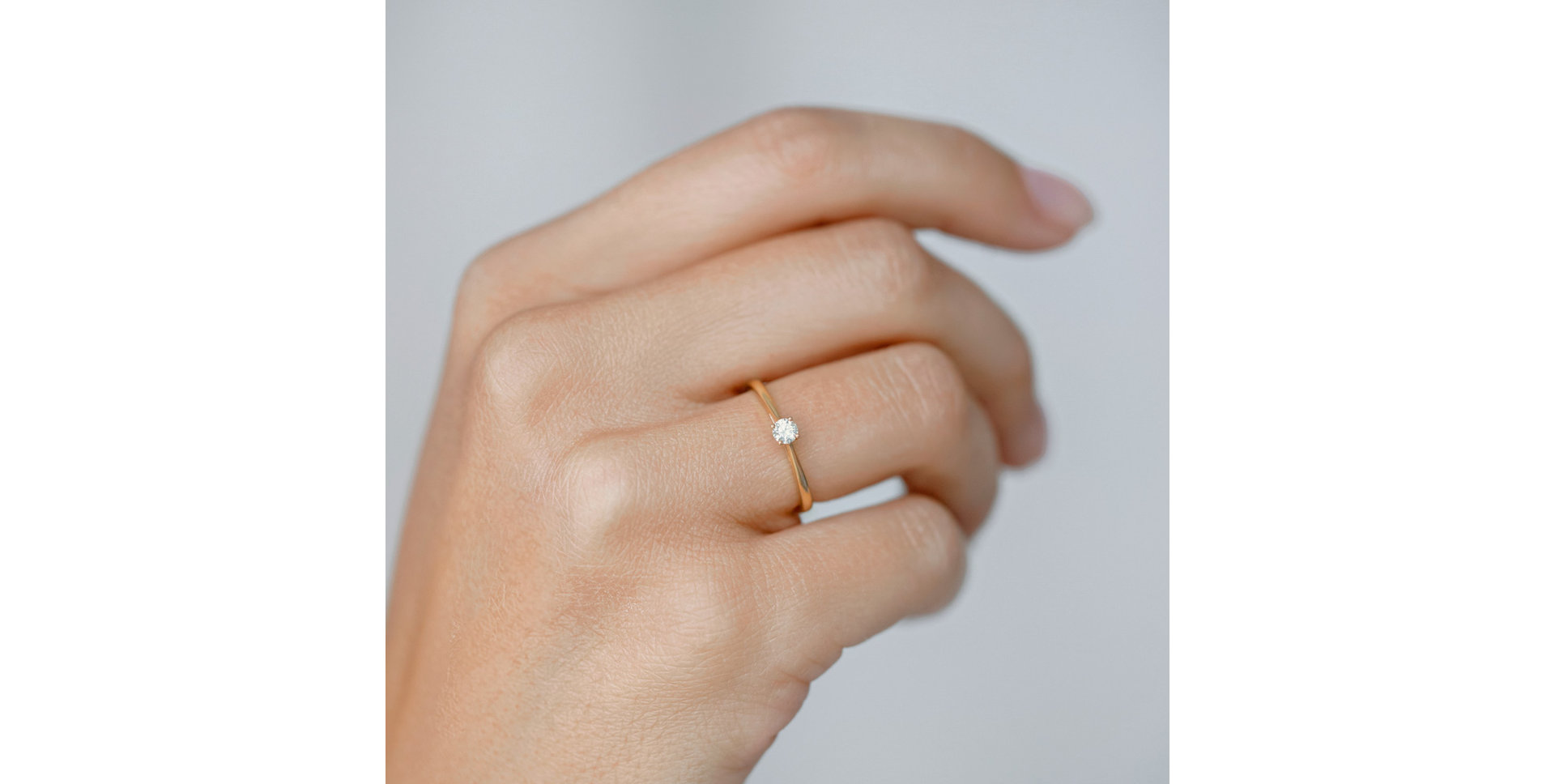 Diamond ring Made with Love