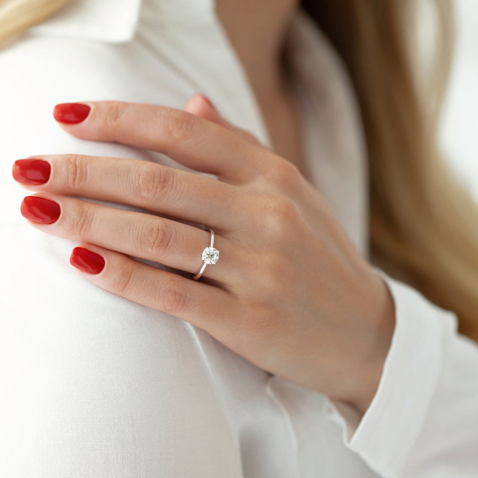 Diamond ring Guardian Kiss