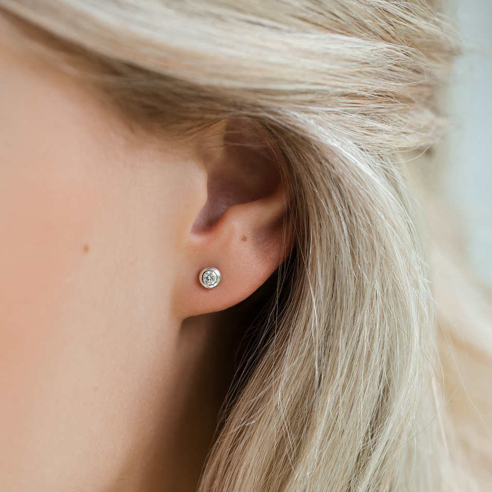 Diamond earrings Sparkling Dots