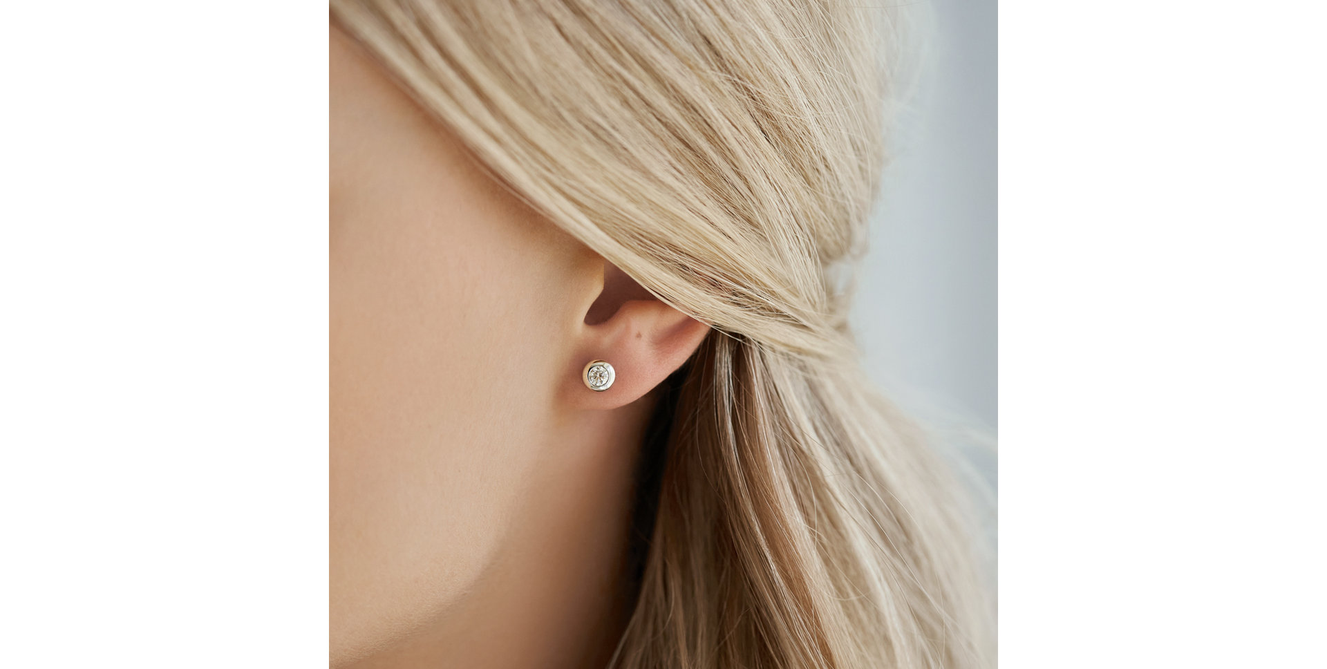 Diamond earrings Glittering Dot