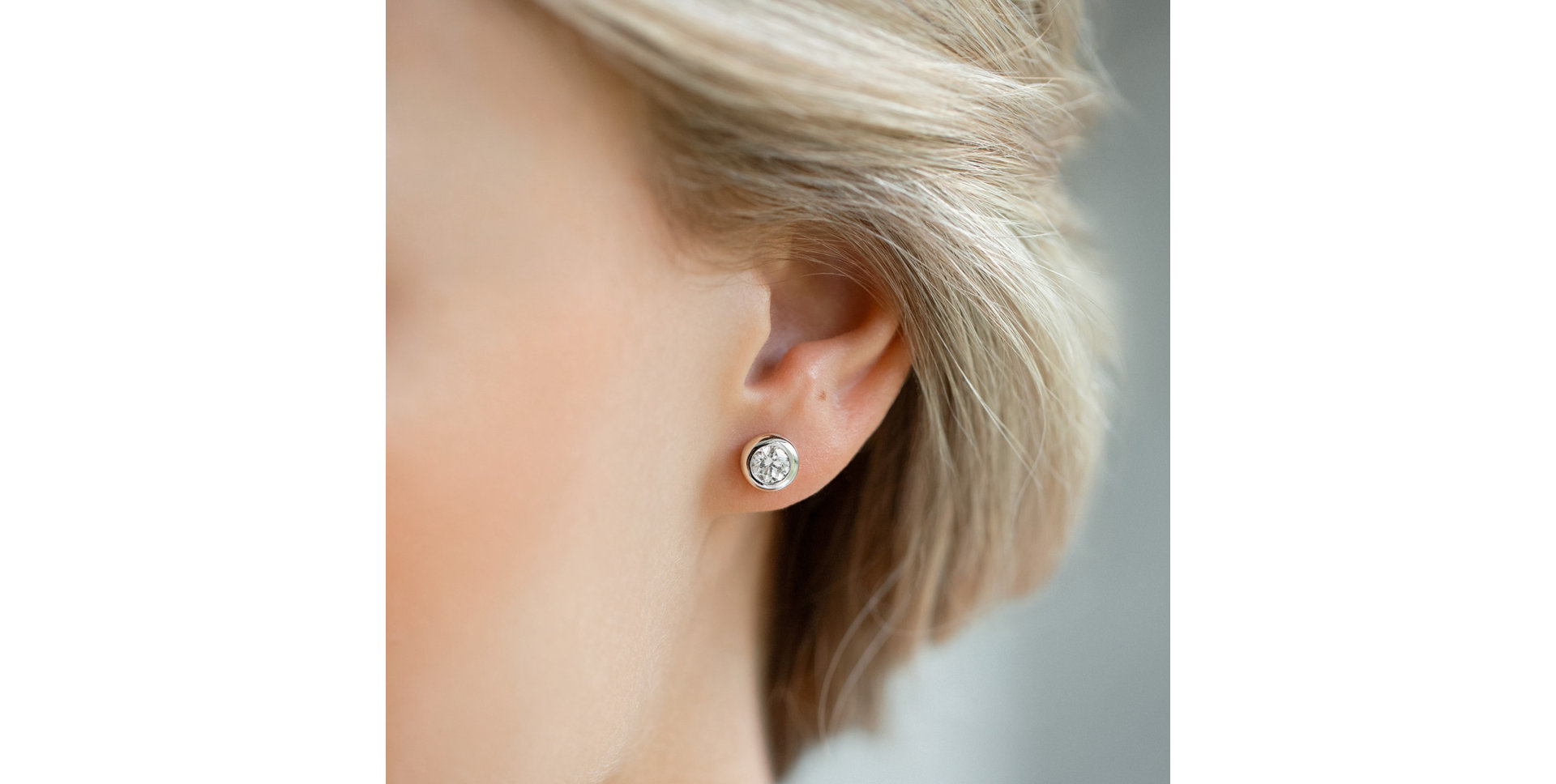 Diamond earrings Sparkling Dots