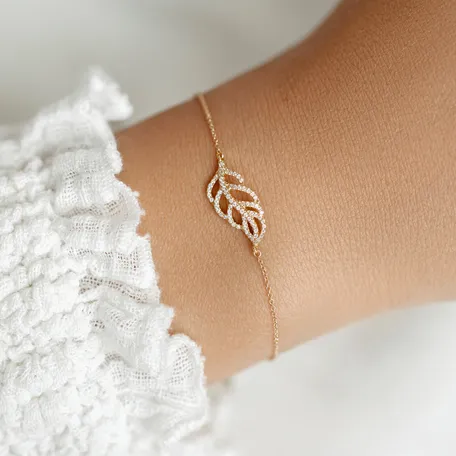 Diamond bracelet Diamond Leaf