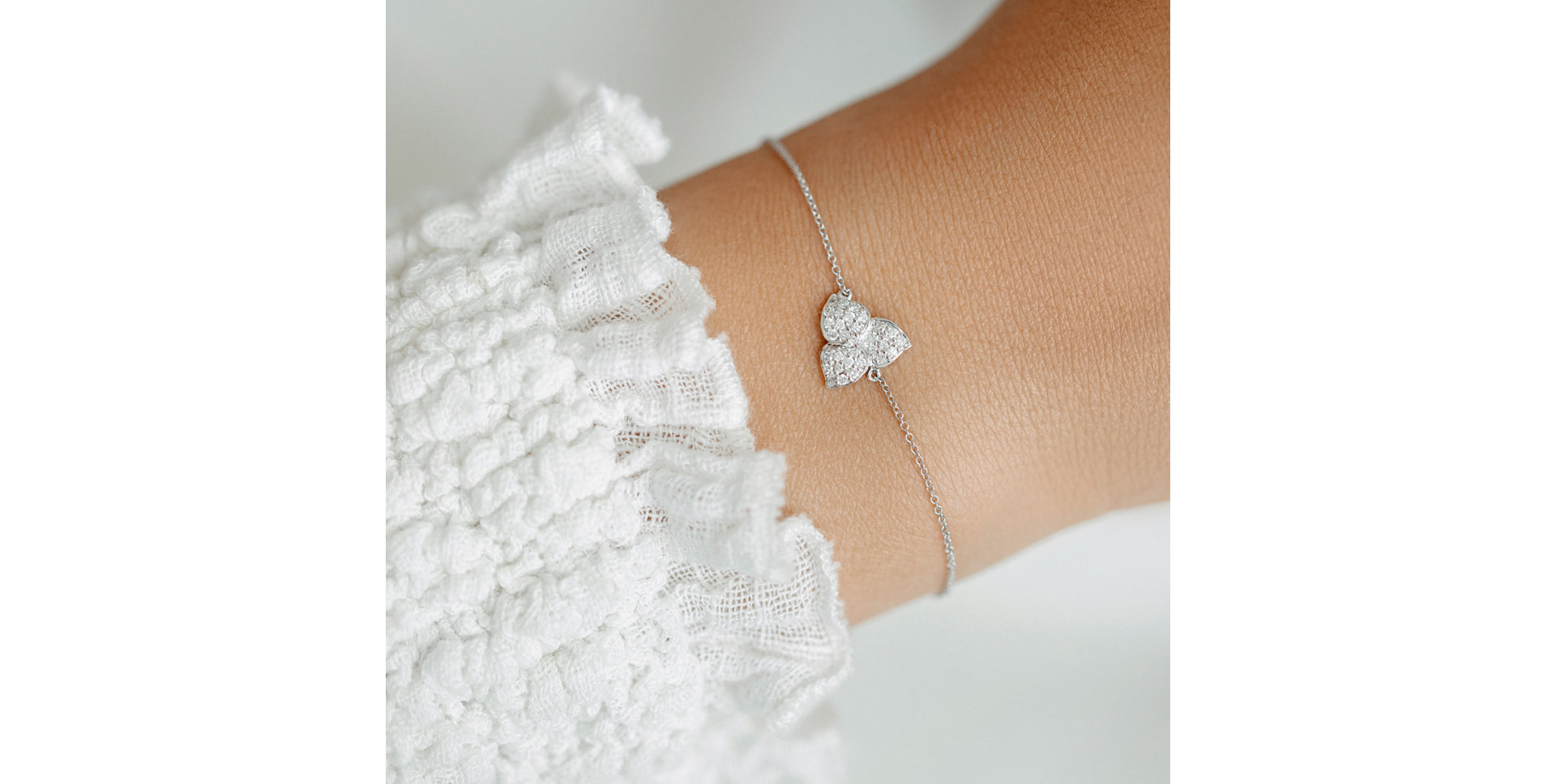 Diamond bracelet Shiny Petals