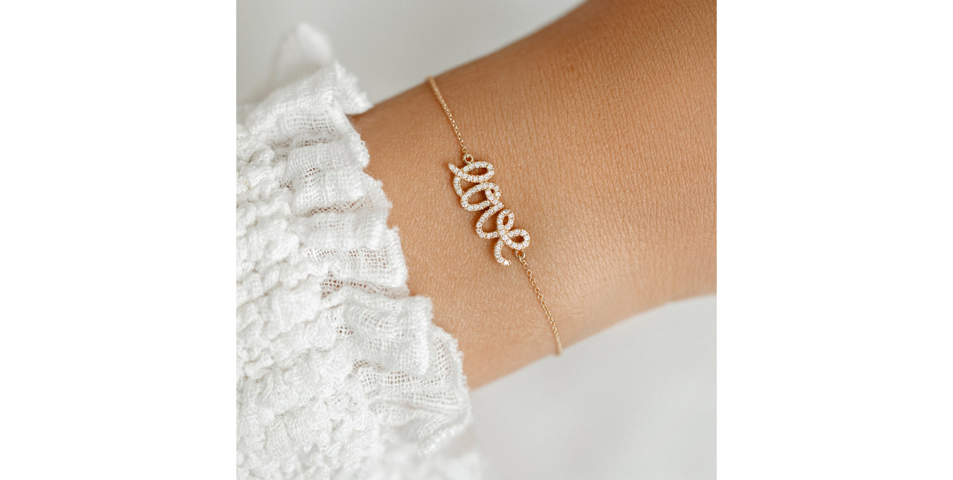 Diamond bracelet Glittering Love