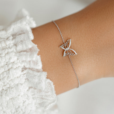 Diamond bracelet Dazzling Butterfly