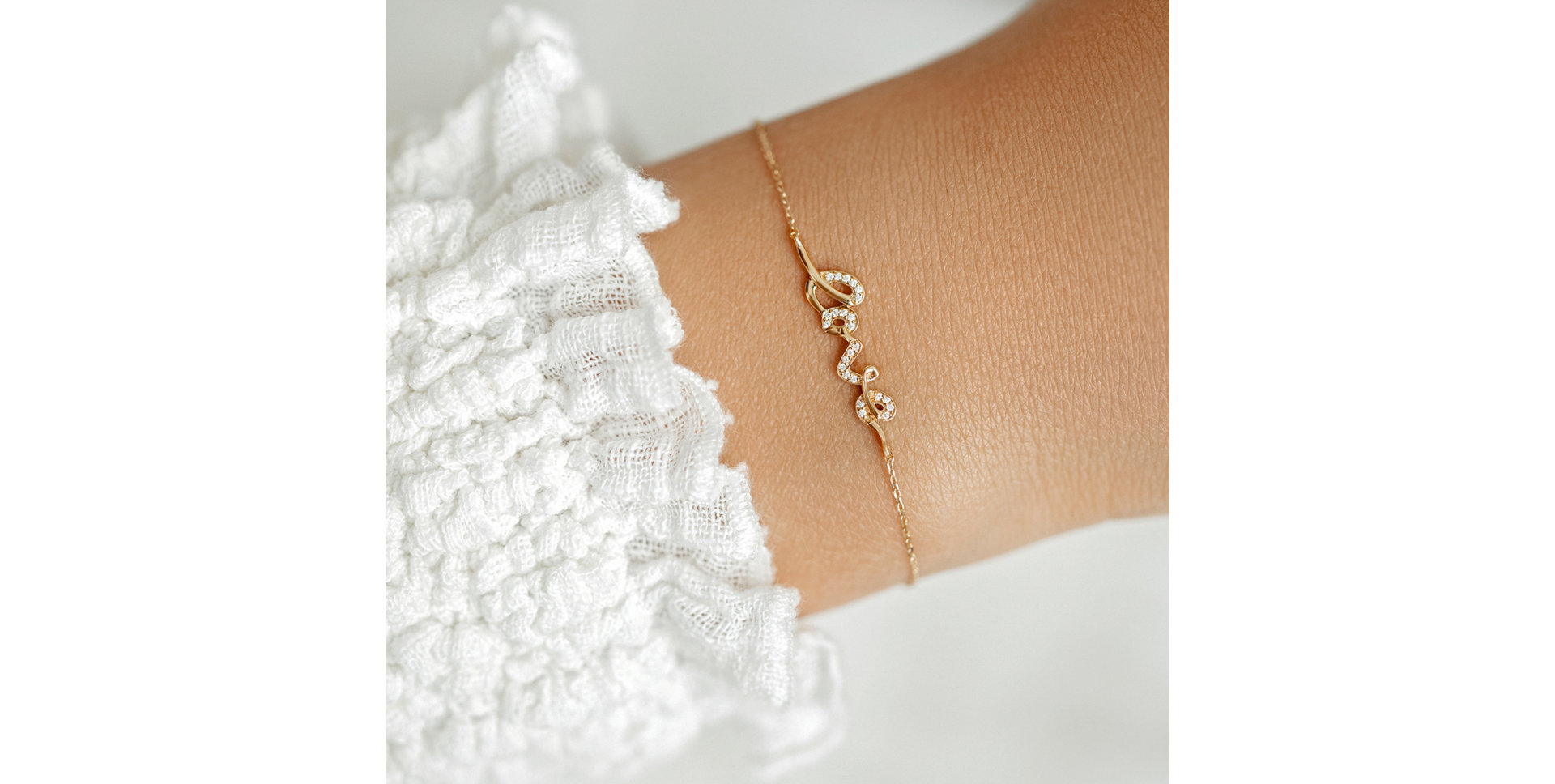Diamond bracelet Love