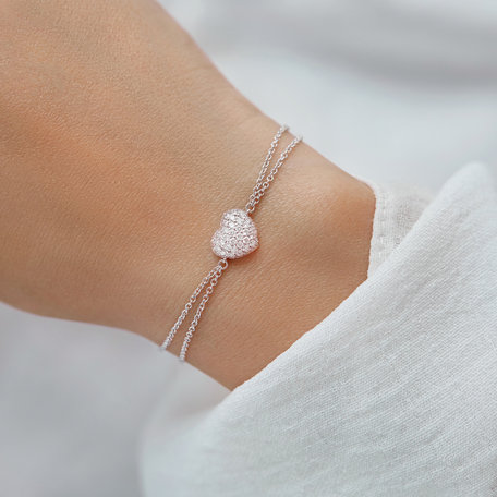 Bracelet with diamonds Love Princess