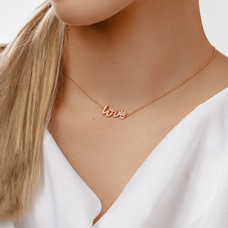 Diamond necklace Diamond Love
