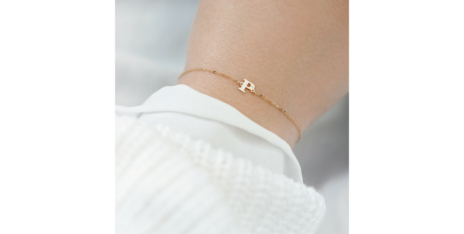 Diamond bracelet Classic Big P