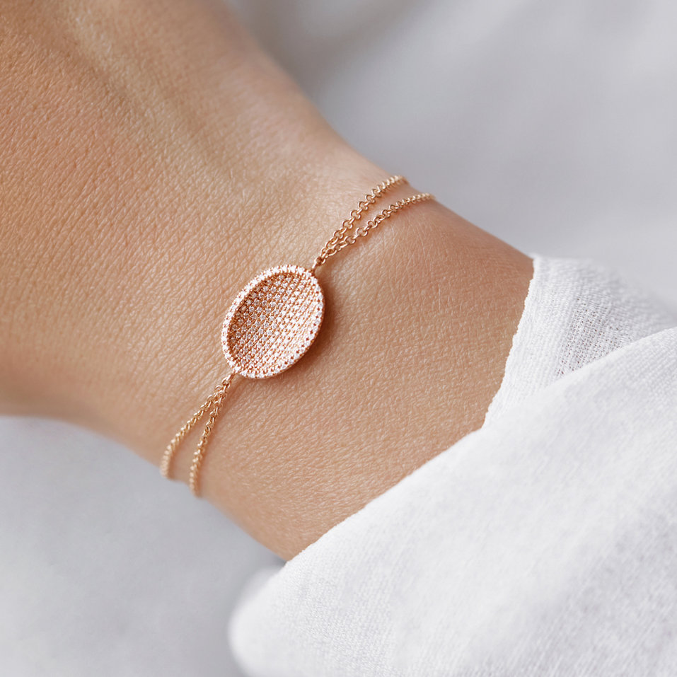 Bracelet with diamonds My Heaven