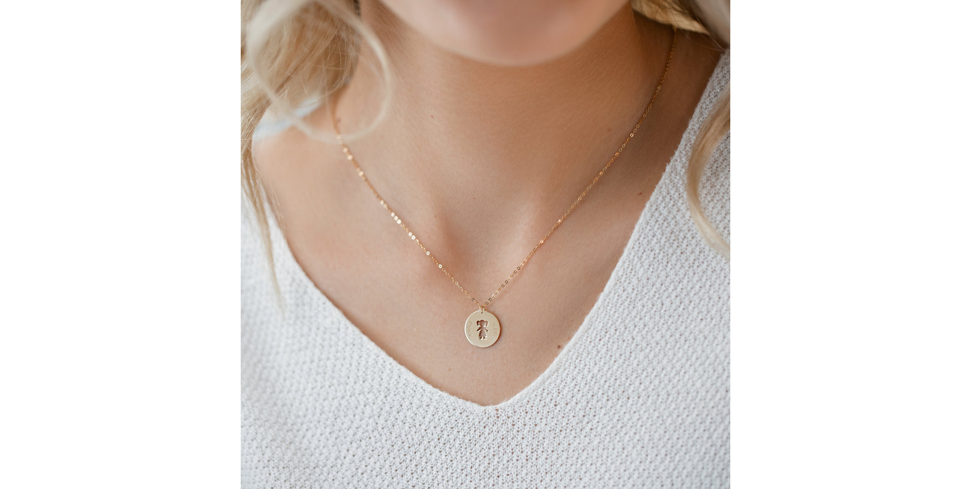 Diamond necklace Baby Girl