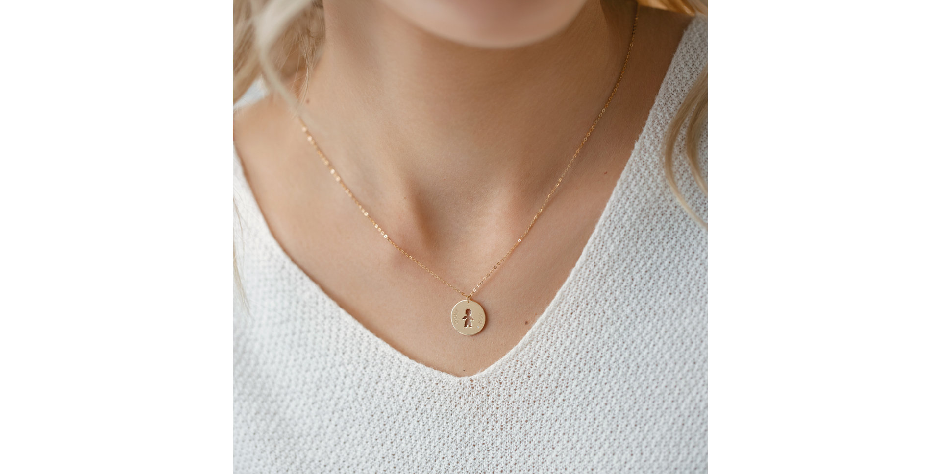 Diamond necklace Baby Boy