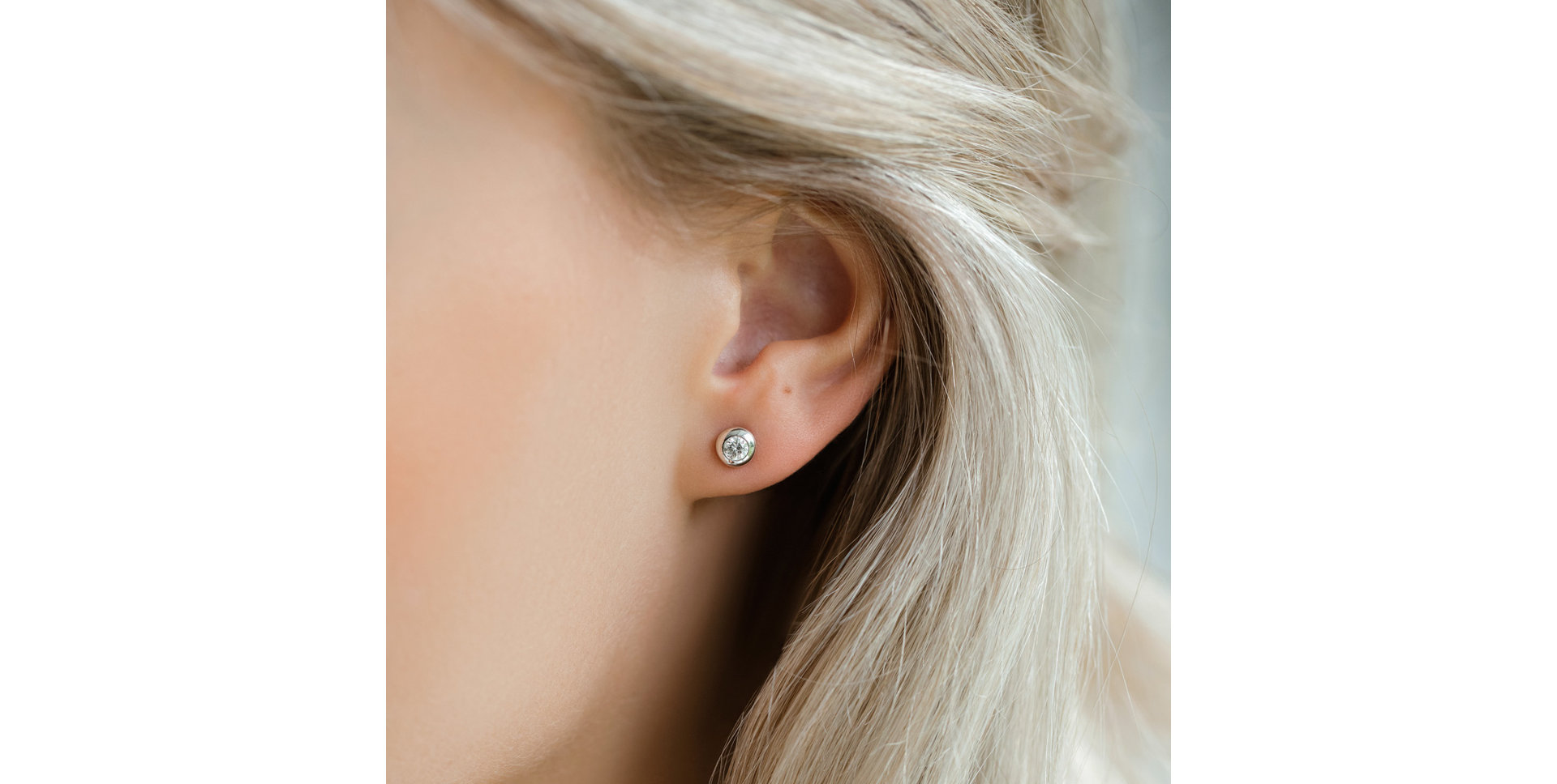 Diamond earrings Sparkling Dots