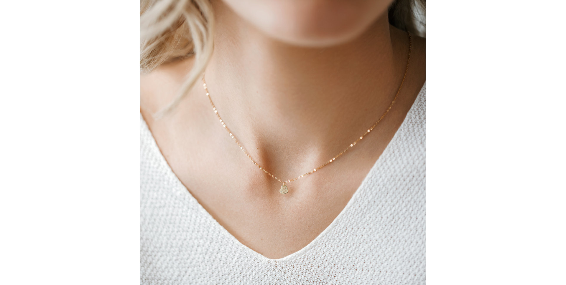 Diamond necklace Precious Heart