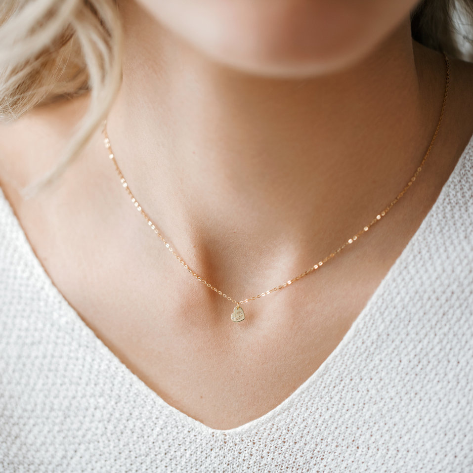 Diamond necklace Precious Heart