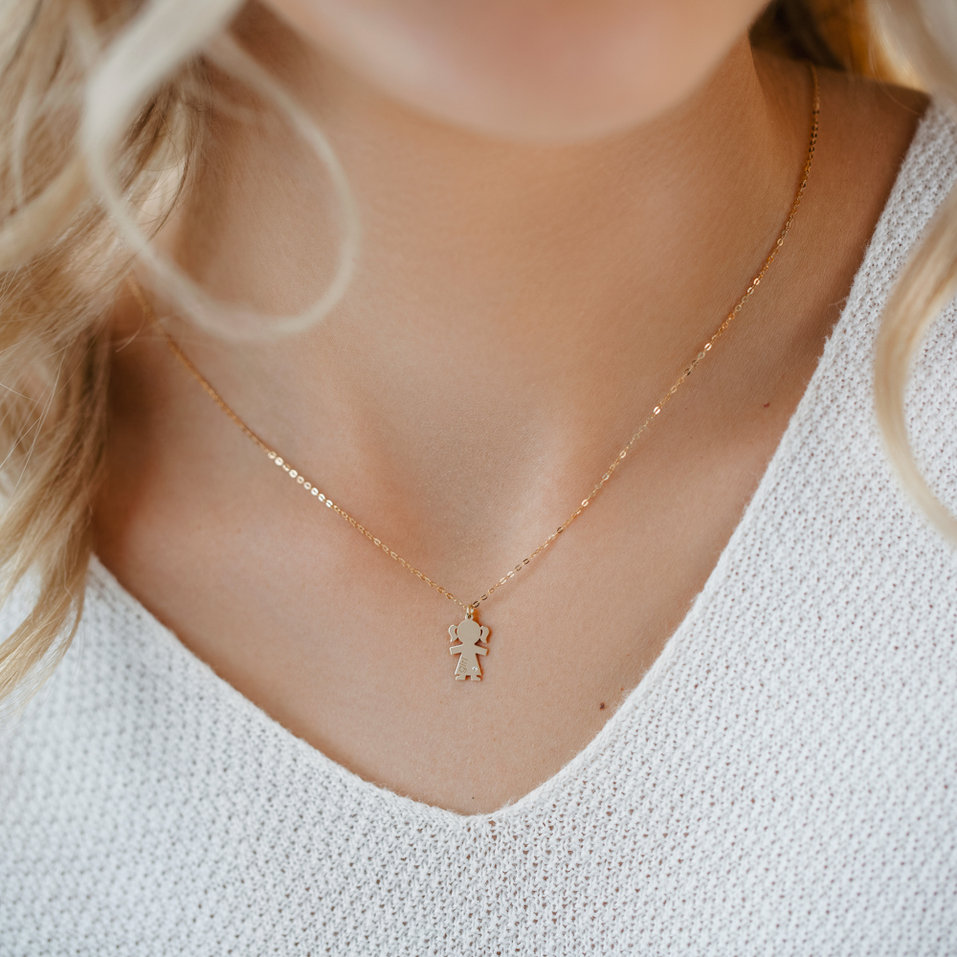 Diamond necklace Girl