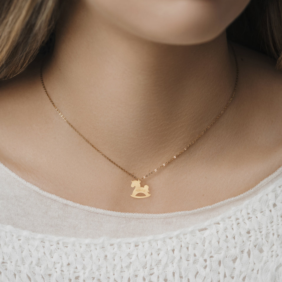 Diamond necklace Honey Horse