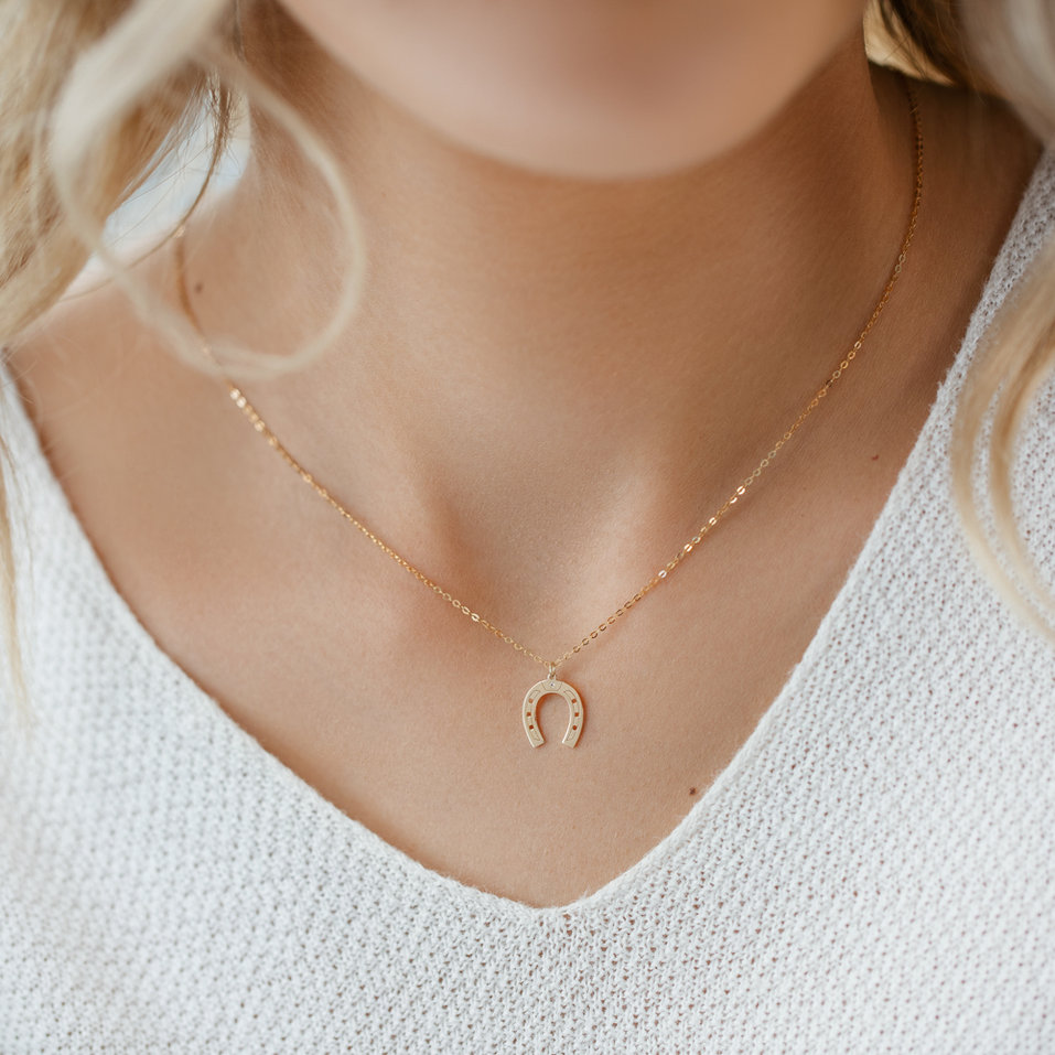 Diamond necklace Horseshoe