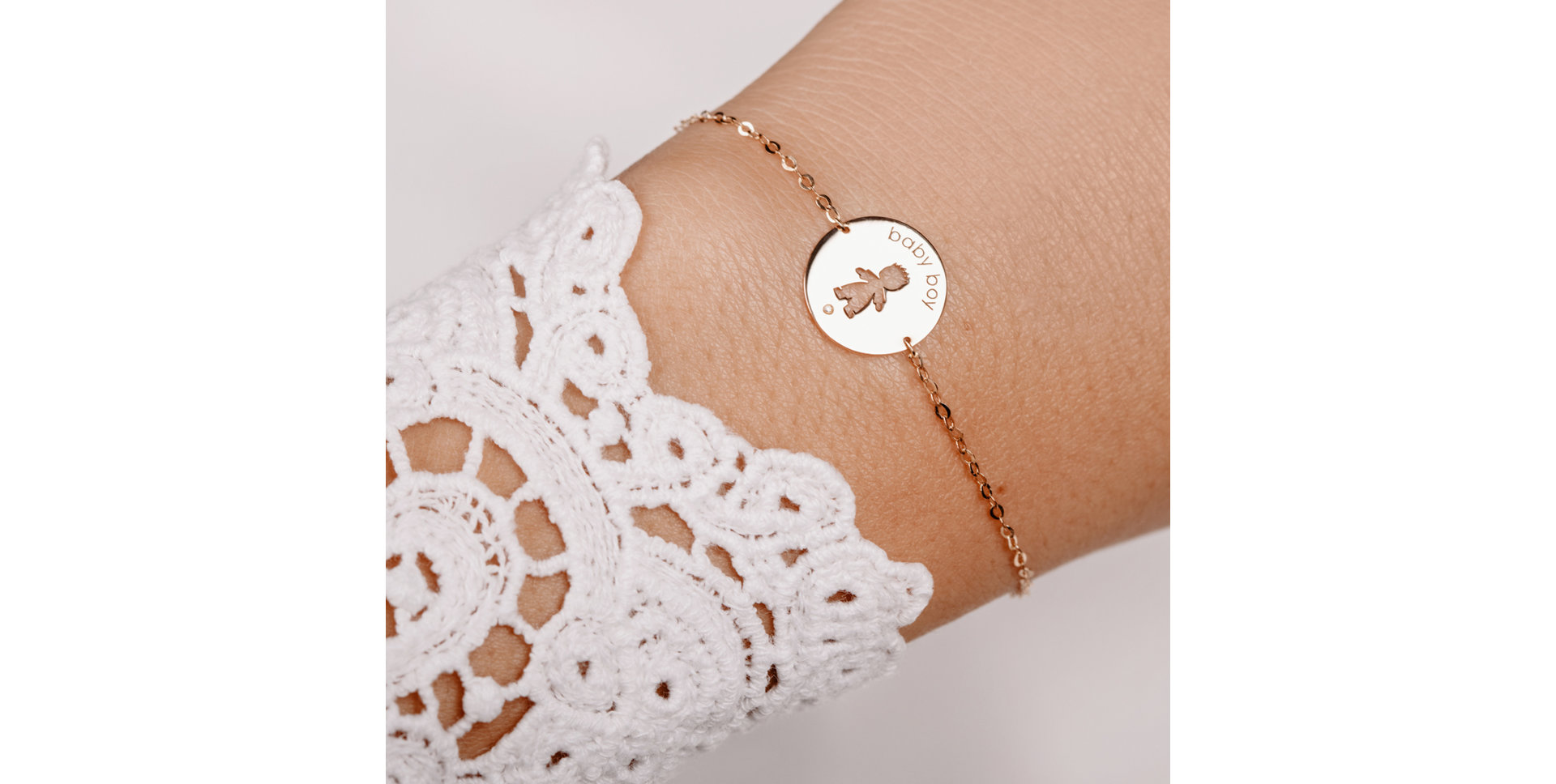 Diamond bracelet Baby Boy