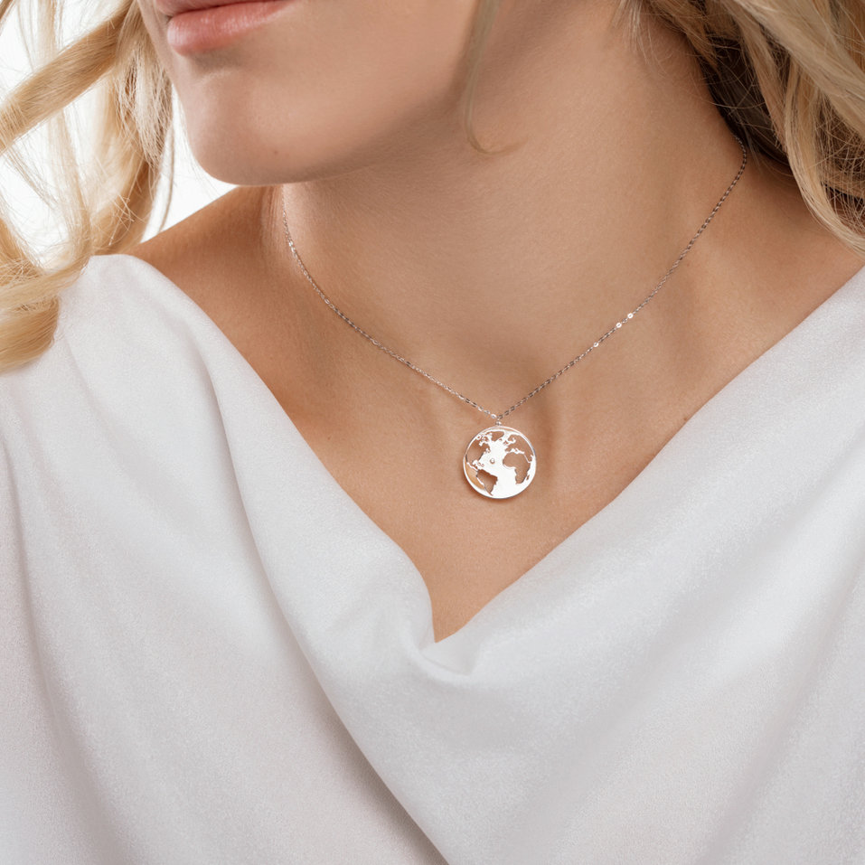 Diamond necklace Earth