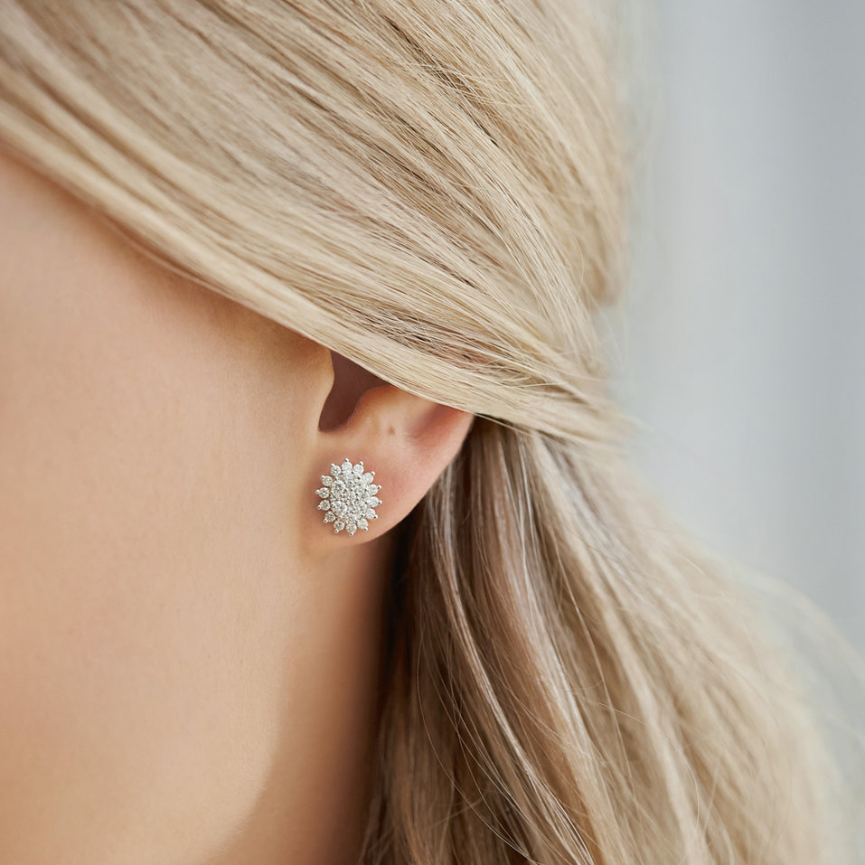 Diamond earrings Midnight Star