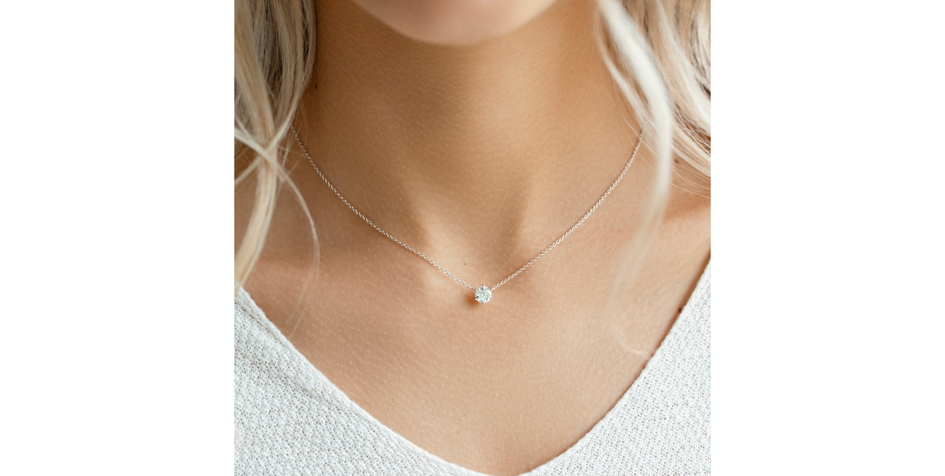 Diamond necklace Essential Drop