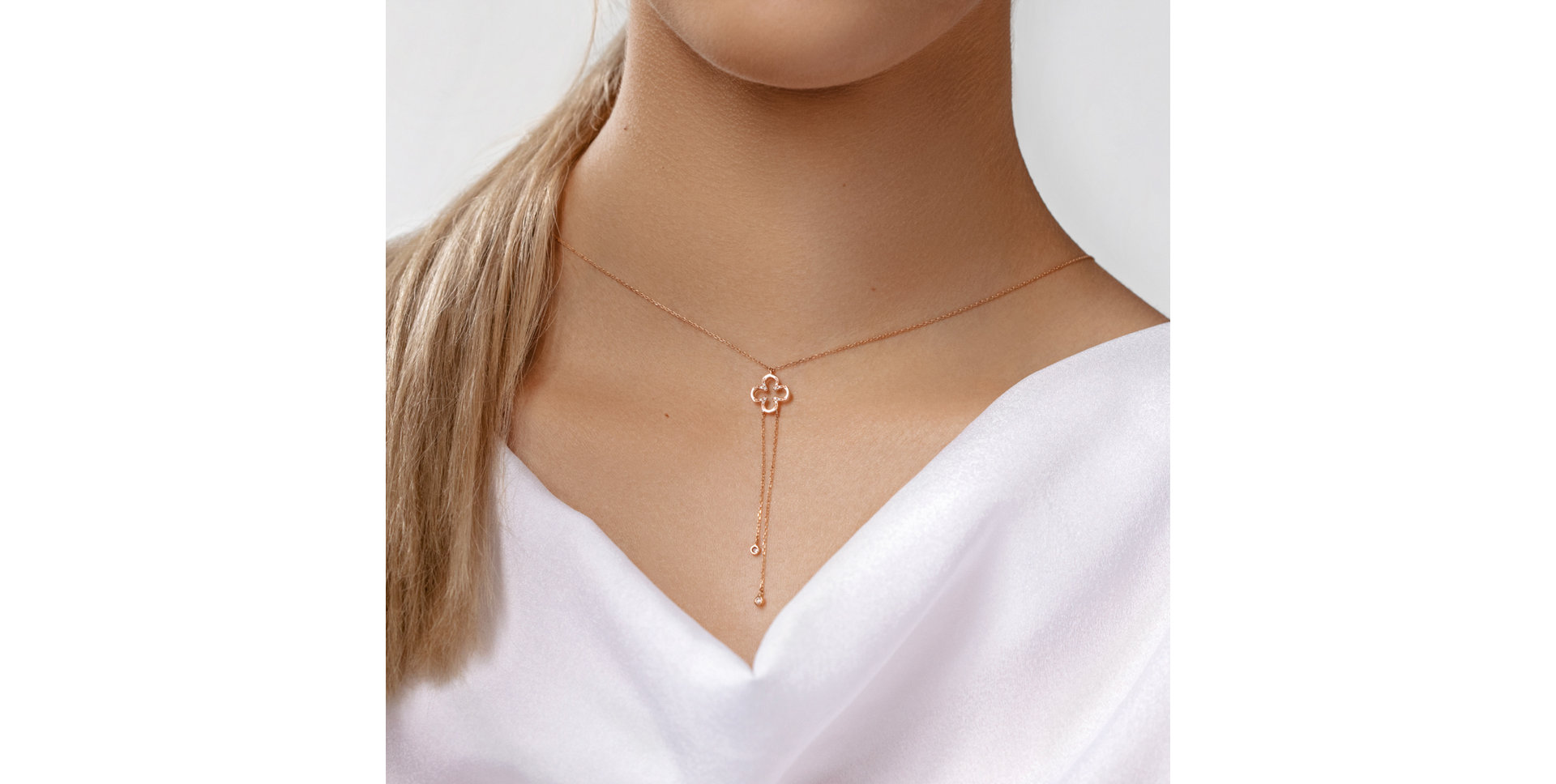 Diamond necklace Glamour Waterfall