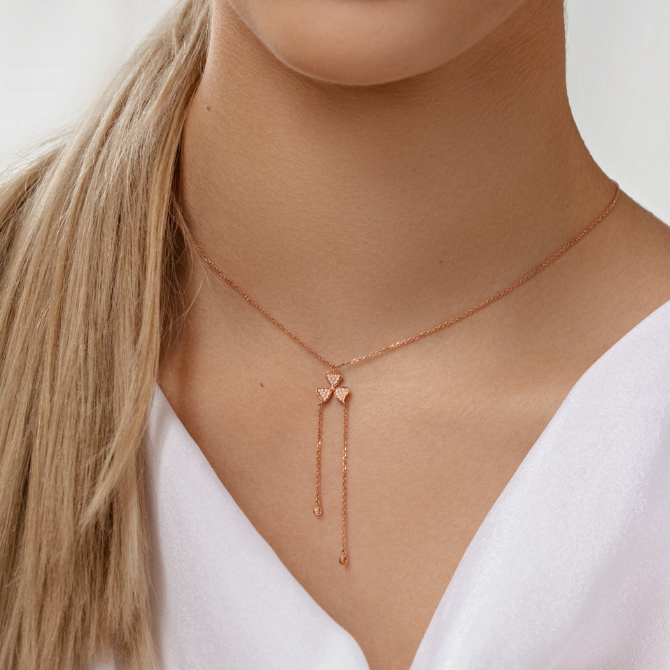 Diamond necklace Flower Waterfall