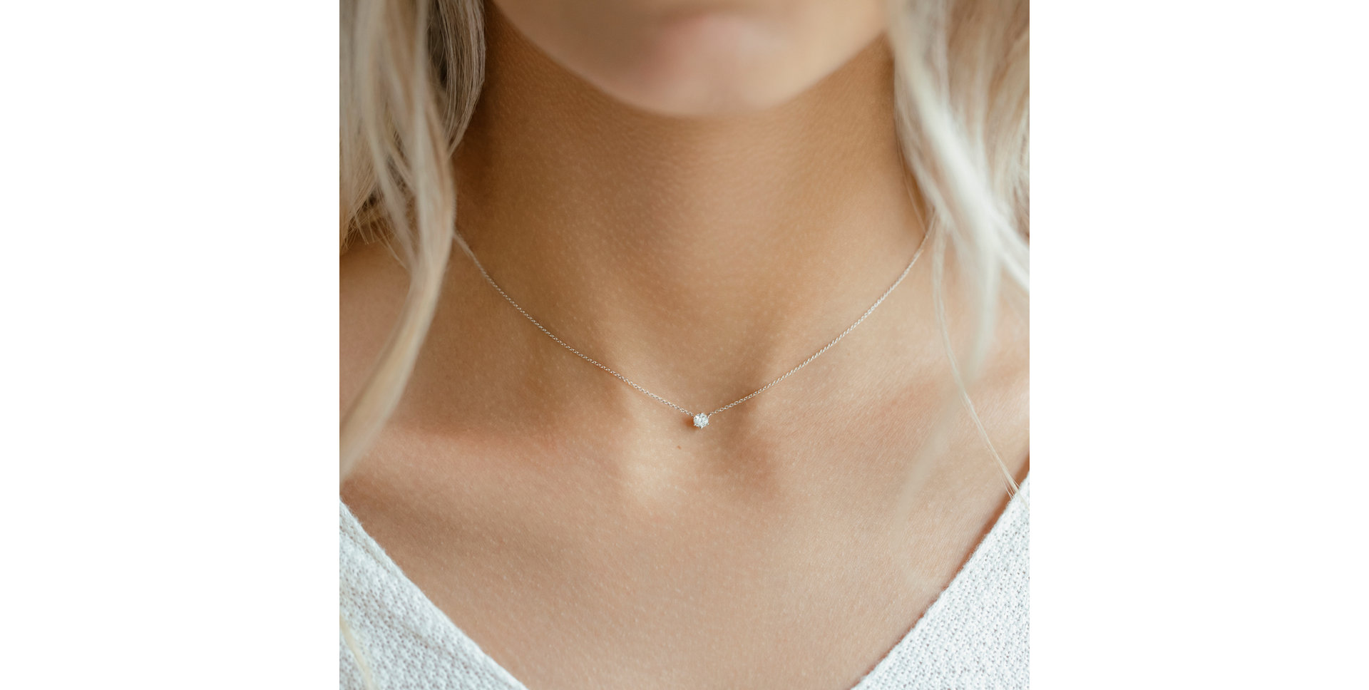 Diamond necklace Essential Shine