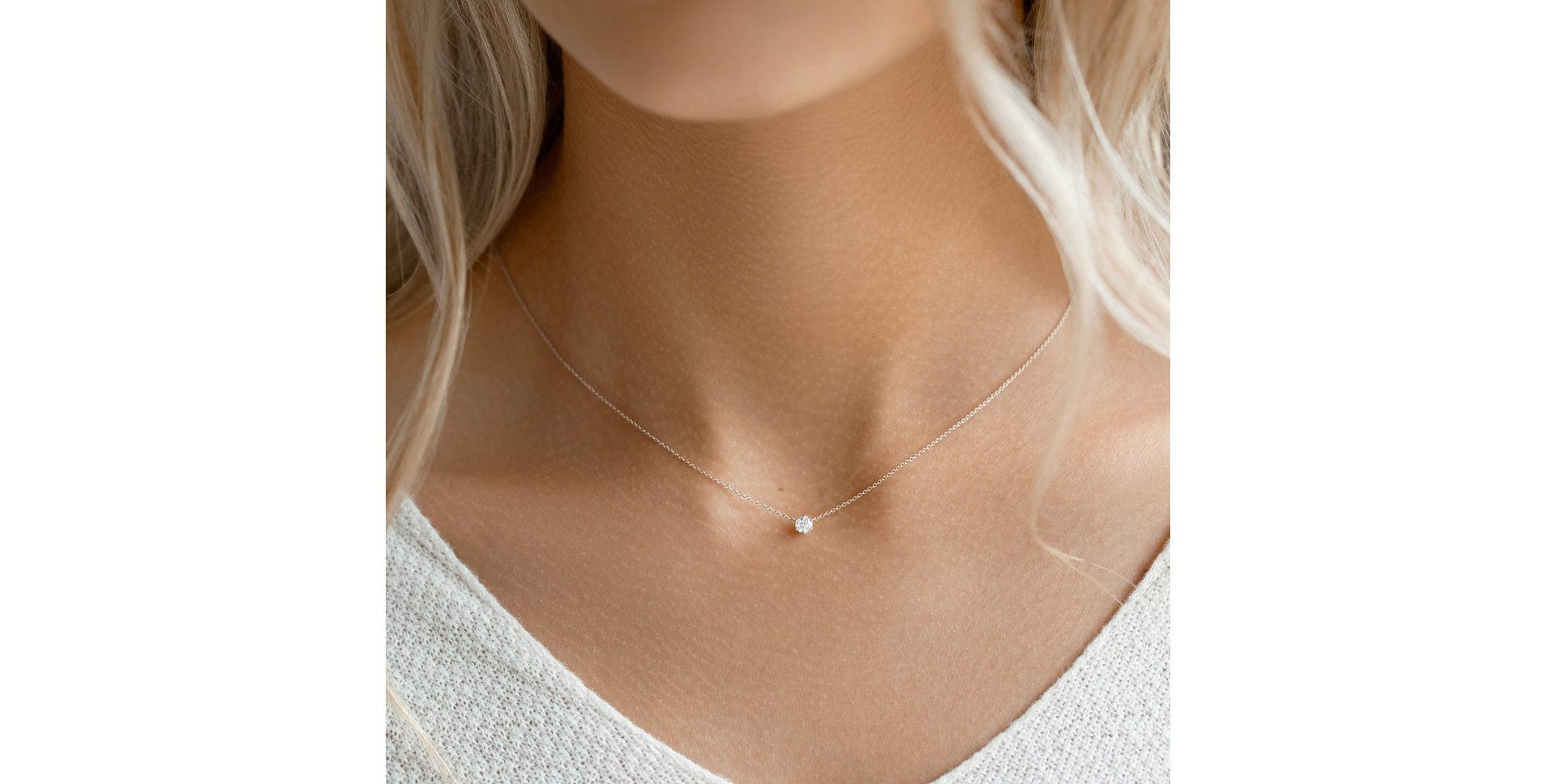 Diamond necklace Essential Shine