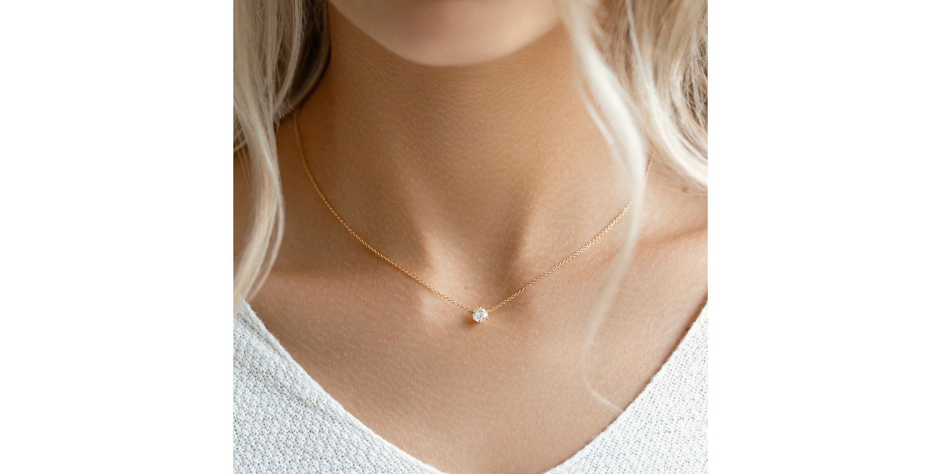 Diamond necklace Essential Drop