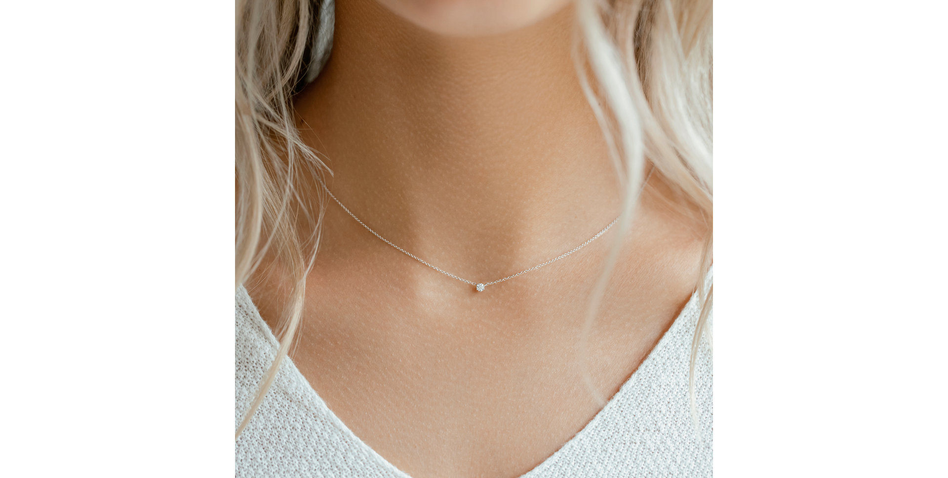 Diamond necklace Essential Shine