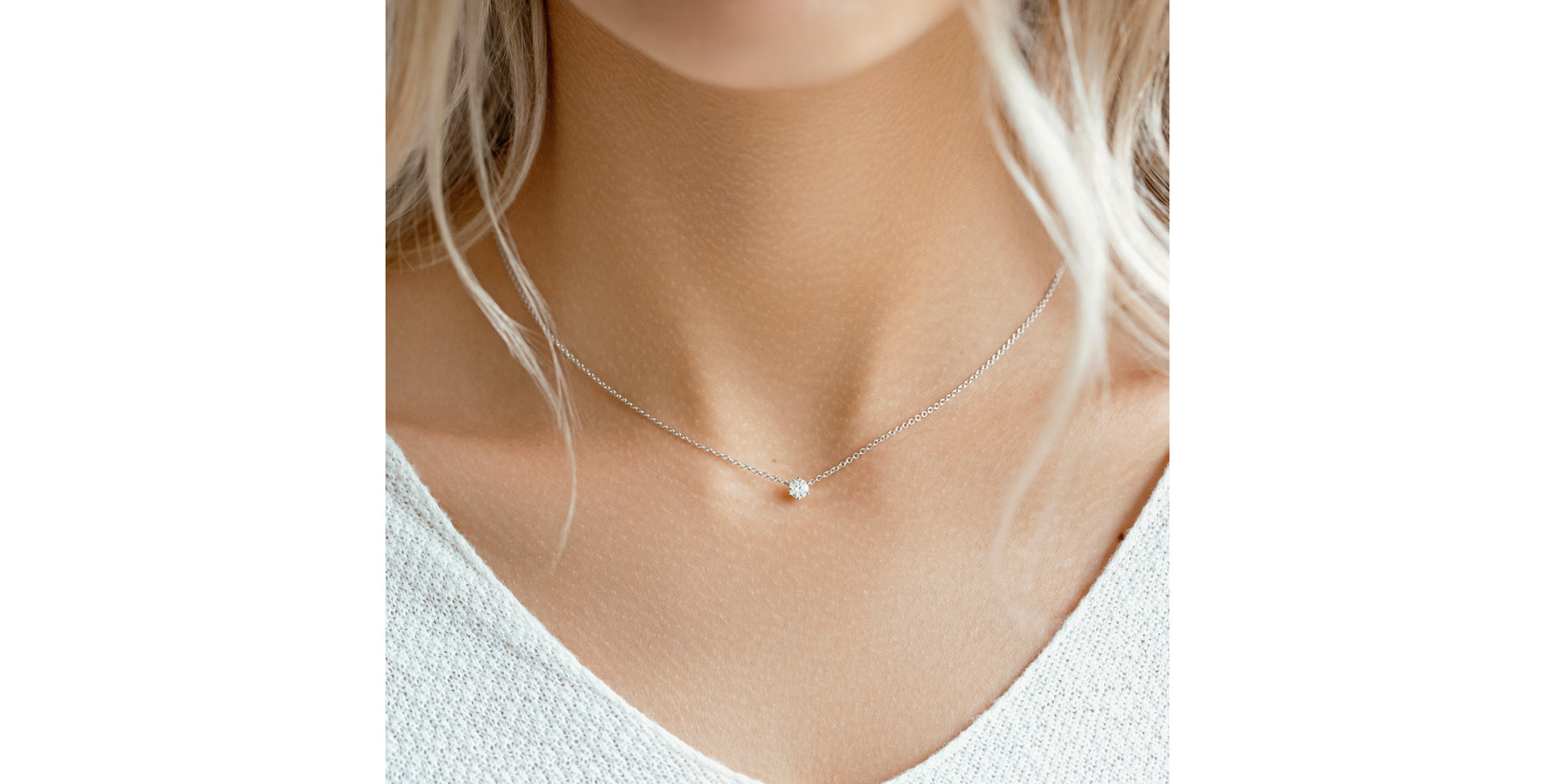 Diamond necklace Essential Shine