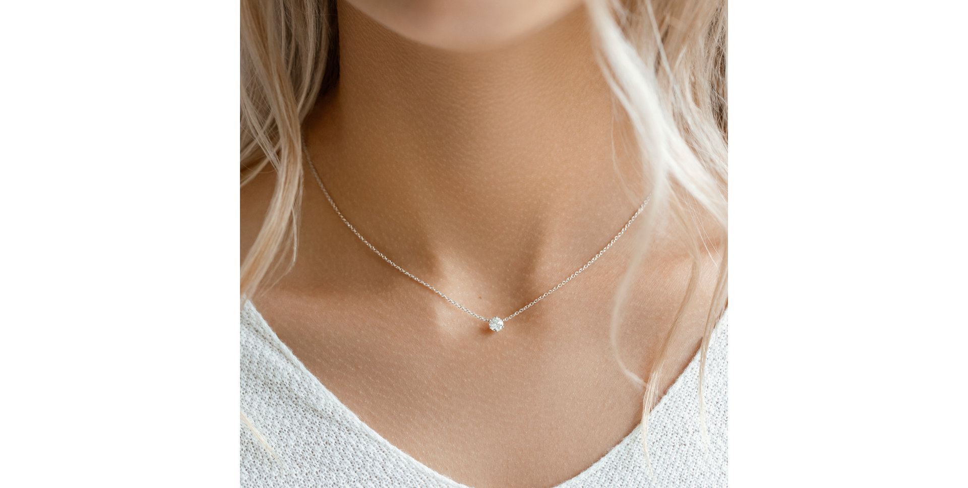 Diamond necklace Essential Shine
