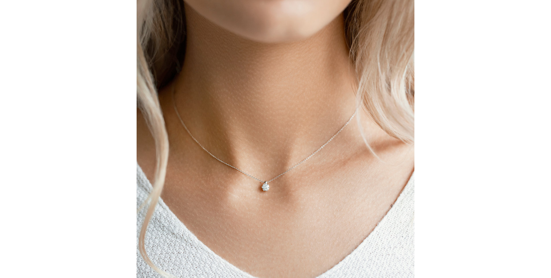 Diamond necklace Eternal Drop