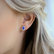 Diamond earrings with Sapphire Princess Sparkle4