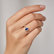 Diamond ring with Sapphire Princess5
