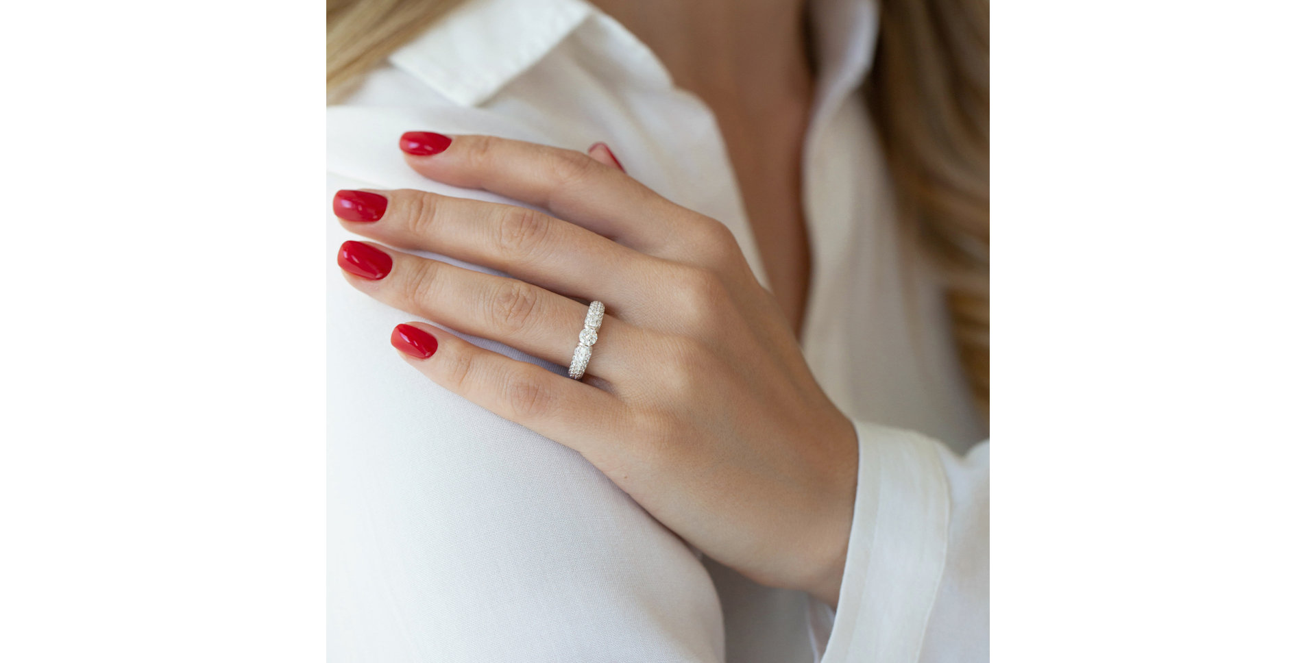 Diamond ring Blossom Charm