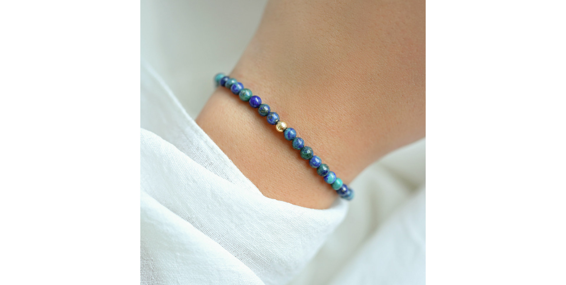 Bracelet with Azurite Fancy Beauty