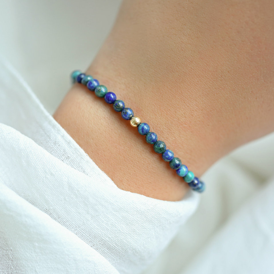 Bracelet with Azurite Fancy Beauty