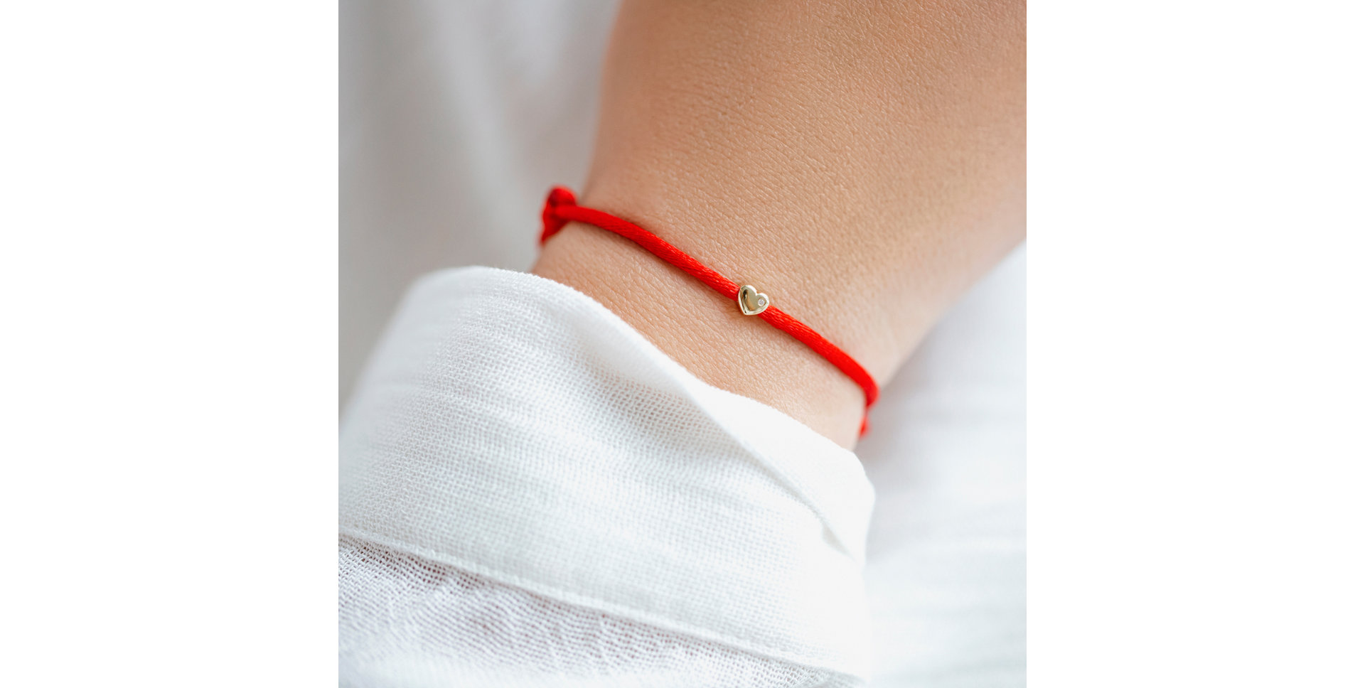 Diamond bracelet Red Heart