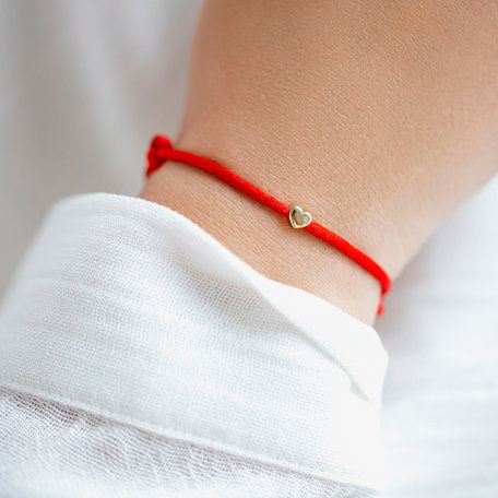 Diamond bracelet Red Heart