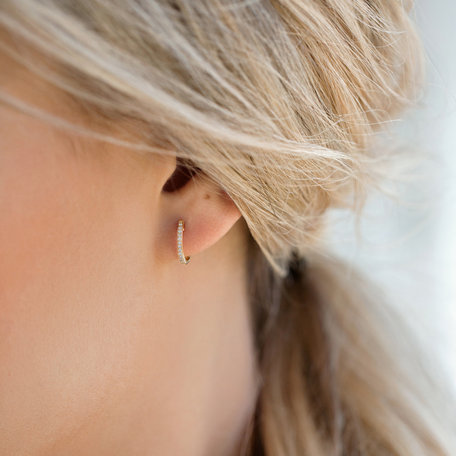 Diamond earrings Magical Loop