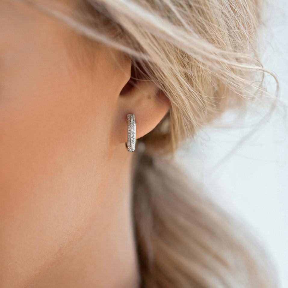 Diamond earrings Shiny Melody