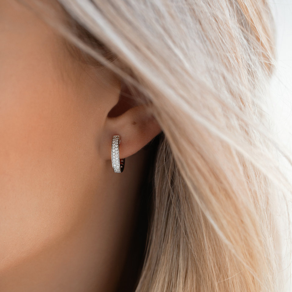 Diamond earrings Shiny Midnight