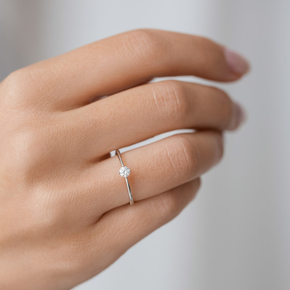 Diamond ring Made with Love