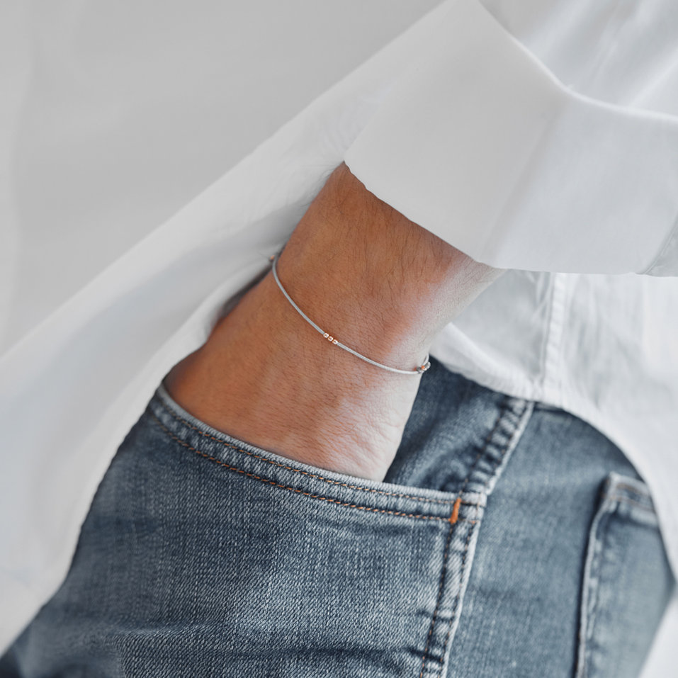 Men's bracelet Shamballa