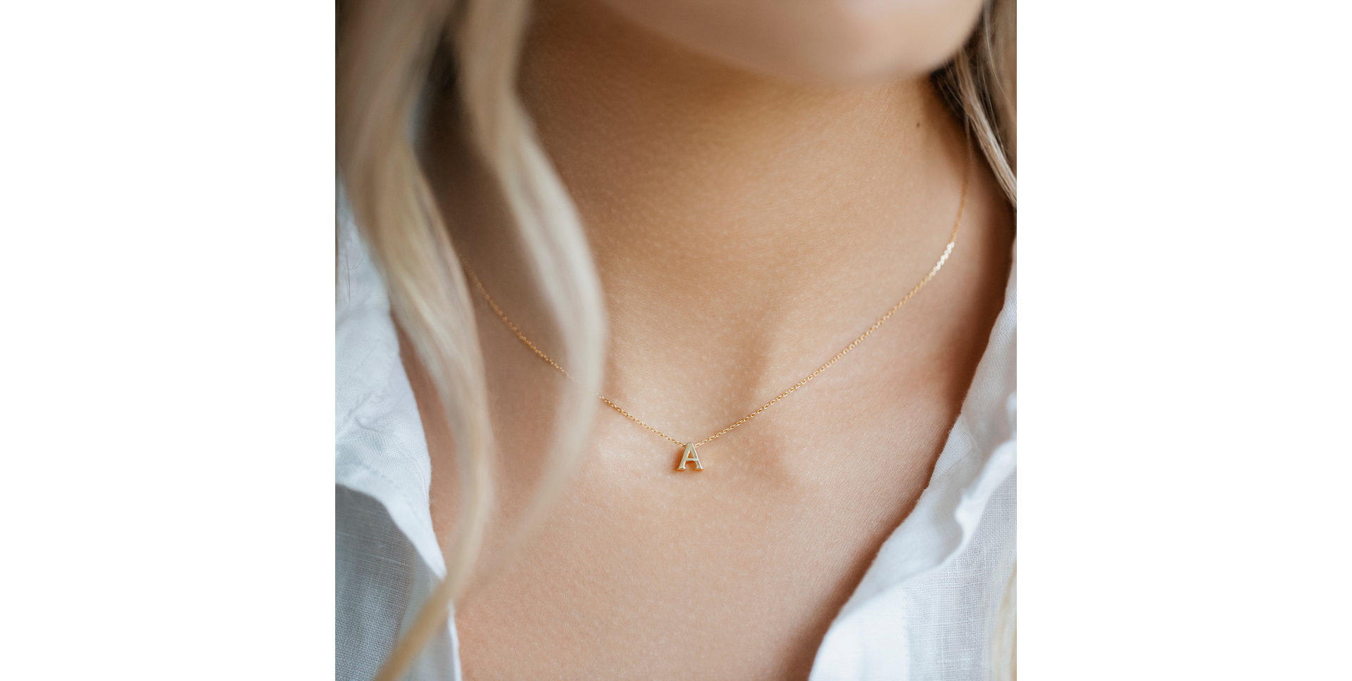 Diamond necklace Flat Line B