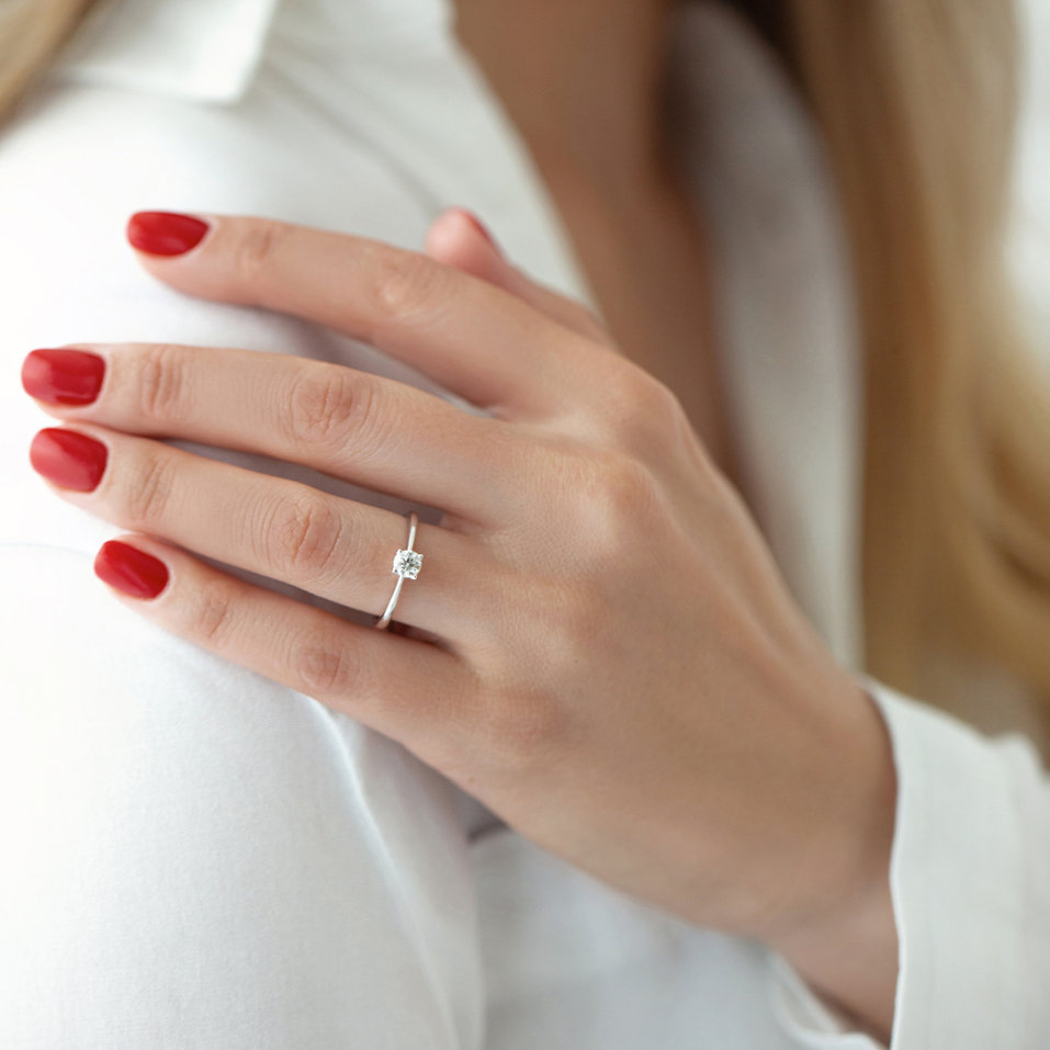 Diamond ring Guardian Kiss